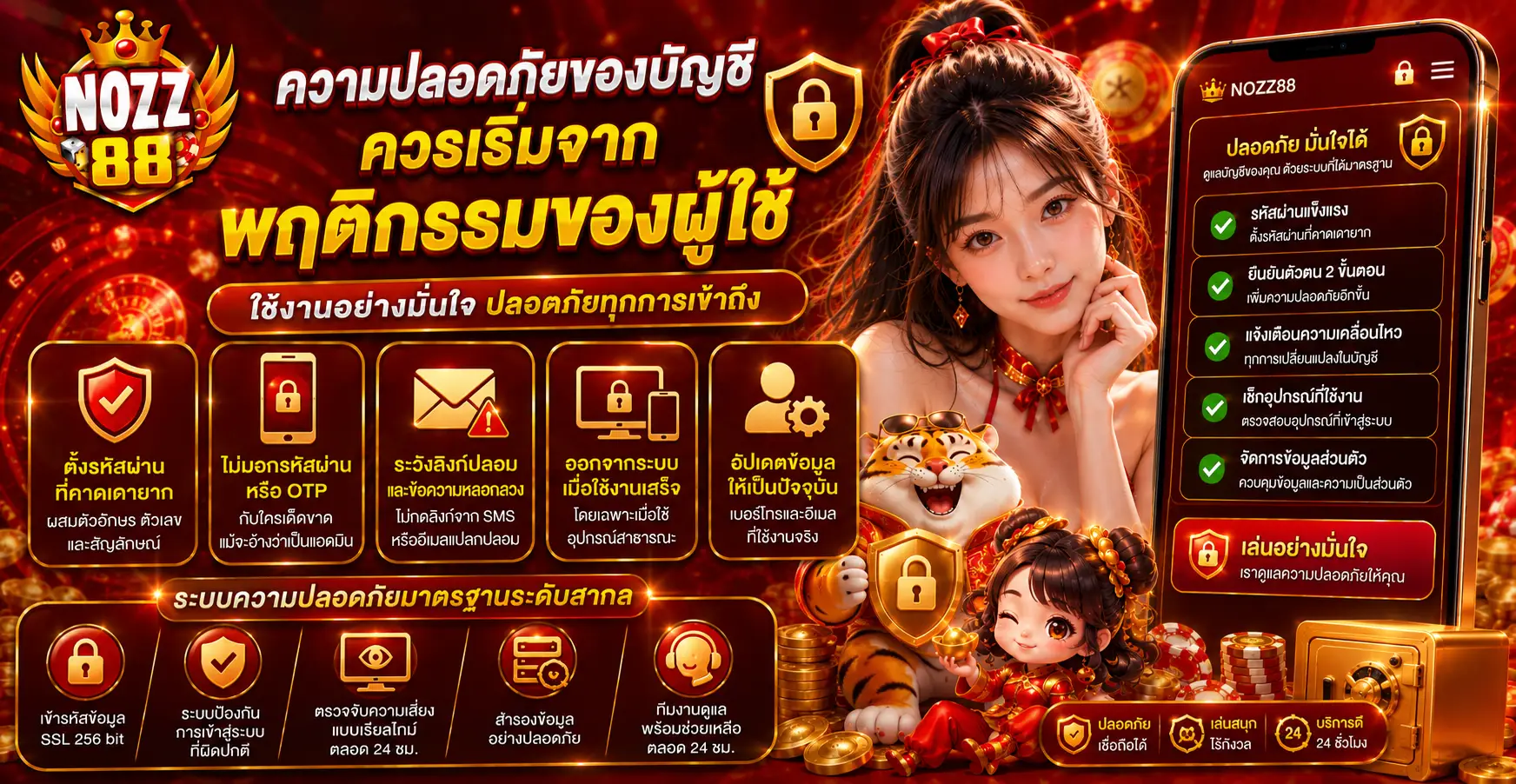 ความปลอดภัยของบัญชีควรเริ่มจากพฤติกรรมของผู้ใช้